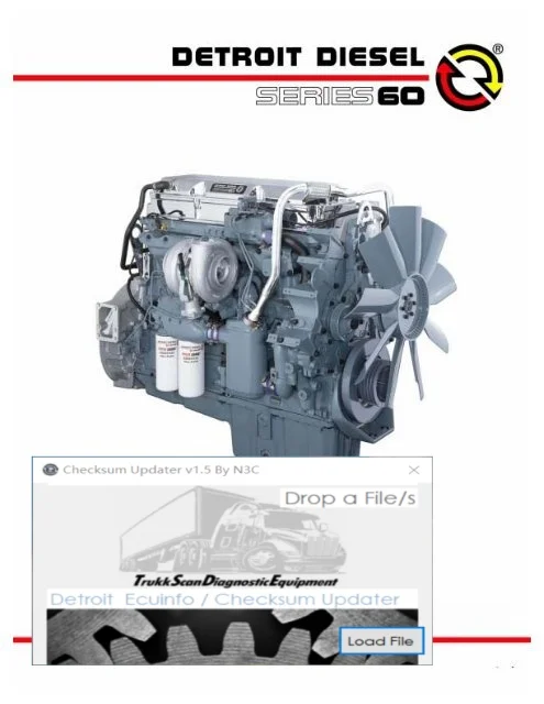 SpecDiag Detroit Diesel  Ecu Info Checksum Updater v1.5