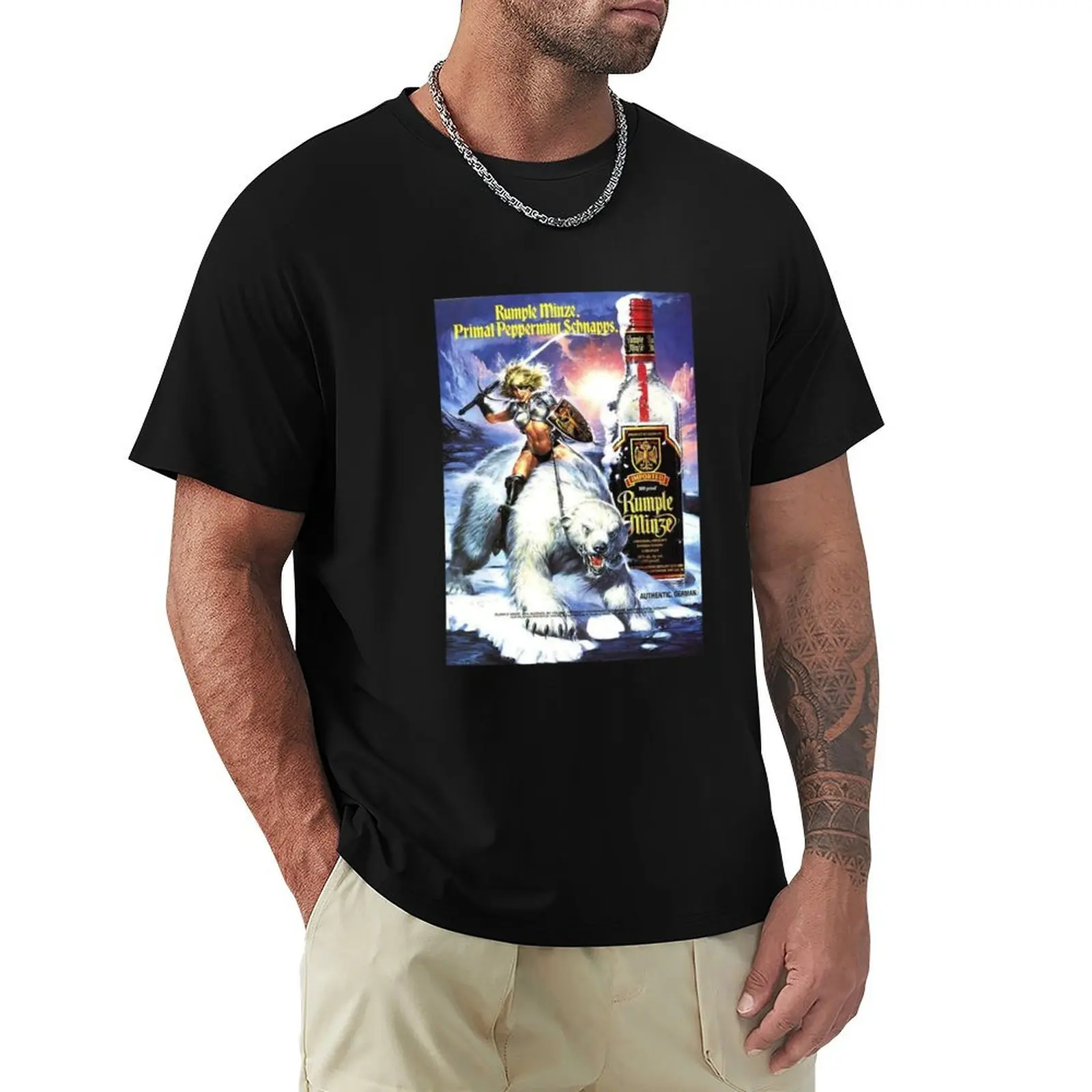 Rumple Minze Primal Peppermint T shirt Classic T-Shirt Big and Tall Basic Tee Shirt