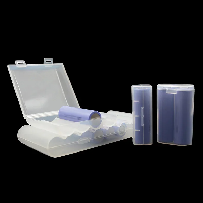 1/3PCS 1 Section/2 Section/4 Section/8 Section 21700 Battery Anti Fall Protection Box 21700 Battery PP Plastic Storage Box