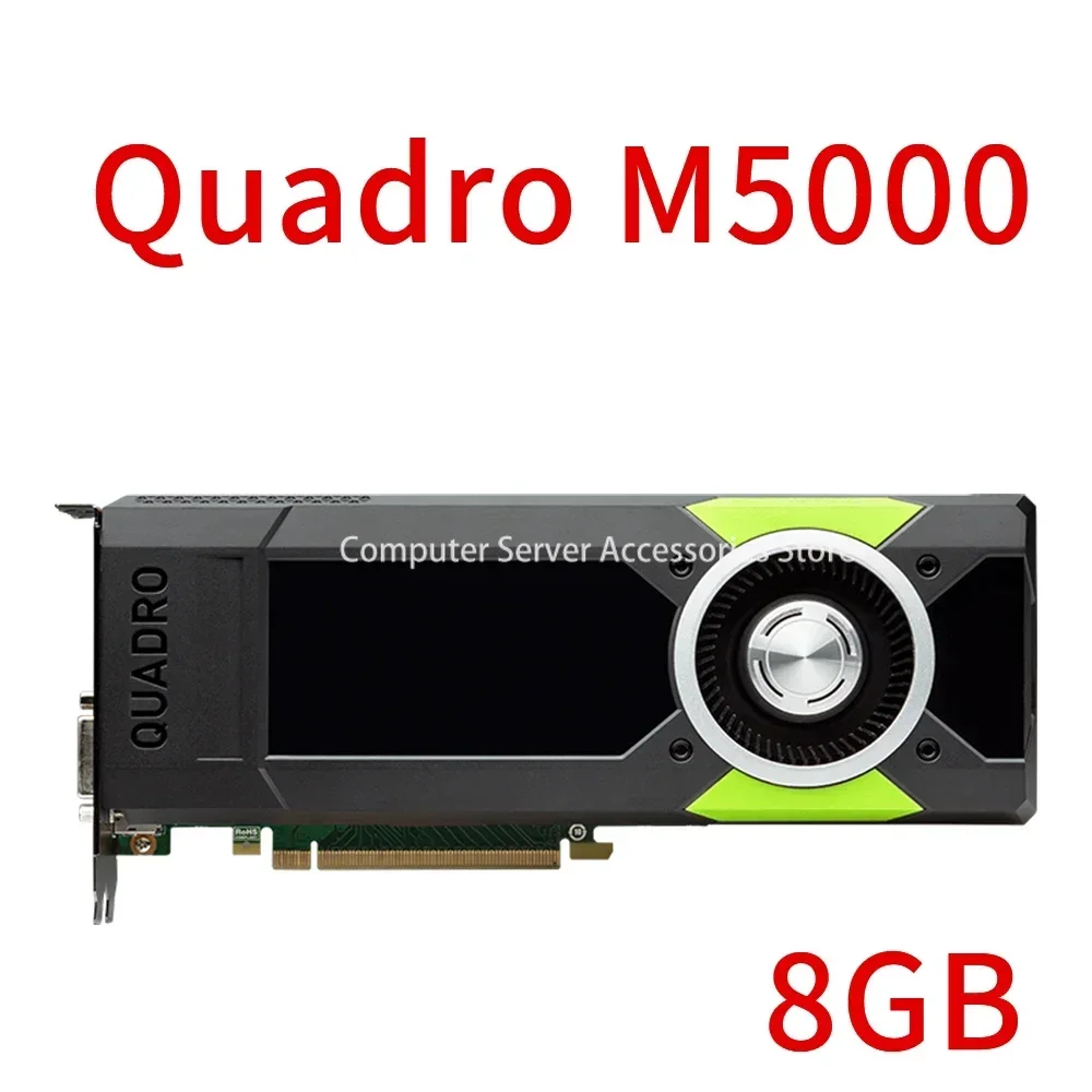 Original for Quadro M5000 8GB Professional Graphics Card 3D Rendering Design Graphics Card Supports 4K Screen and 4 Screens