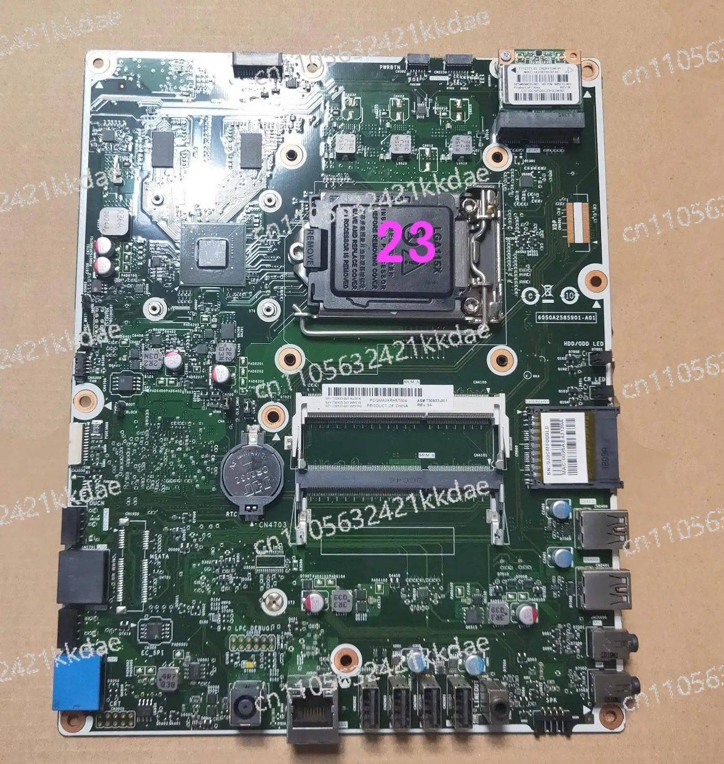 For H P Pavilion 23 AiO Motherboard 730933-001 730933-501 730933-601 6050A2585901-A01 Mainboard 100% tested fully work