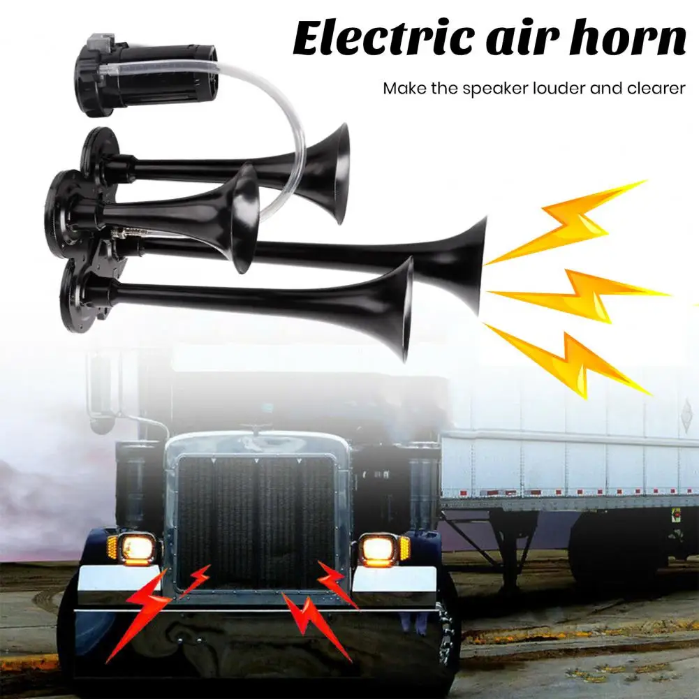 Easy Installation Air Horn Train Horn Universal Vehicle Loudspeaker Truck Car Suv Air Horn Set Super Loud for Easy for Maximum