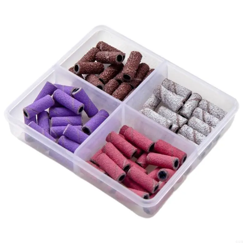 Q1FBスモールサンディングバンド80/120/150/180/240グリッツネイルドリルサンディングバンドのグリッツアクリルネイルズアクセサリー用サンディングバンド