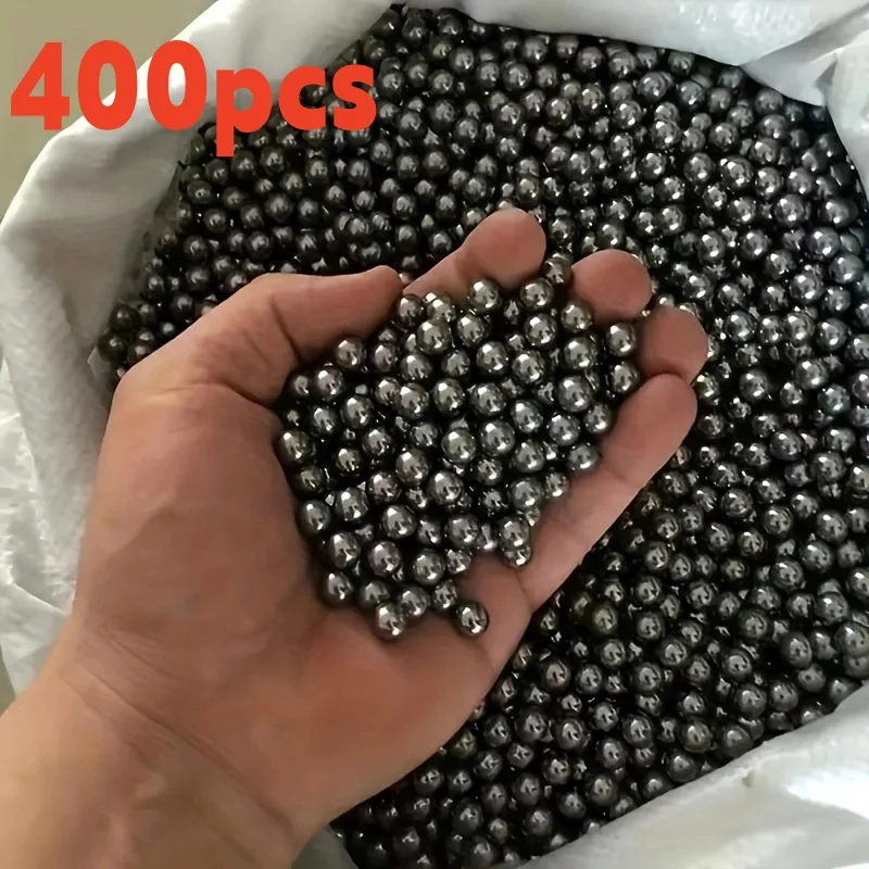 400 peças de esferas de aço para rolamentos, esferas de aço com 6 mm de diâmetro, esferas de rolamento, esferas de aço, engenharia de precisão durável