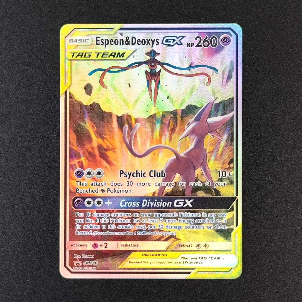 12 Pz Inglese Pokemon Collezione Carte TAG TEAM Mewtwo Zekrom Gengar Snorlax Raichu Charizard GX Gioco Classico Anime Carte Giocattoli