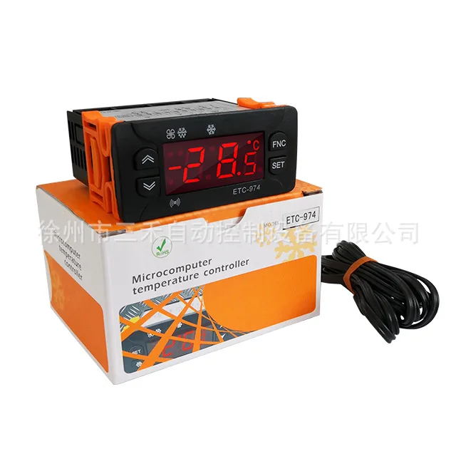 ETC-974 Thermostat Regulator Digital Temperature ControllerThermoregulator With Refrigeration Defrost Fan Function