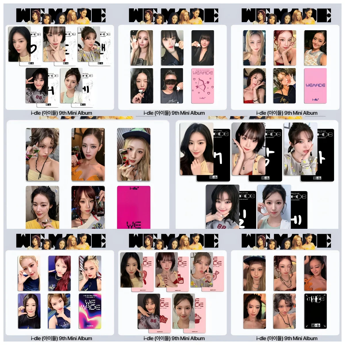 Photography News - การ์ดรูปภาพ 5 ชิ้น ของวงเกิร์ลกรุ๊ปใหม่ IDLE อัลบั้ม