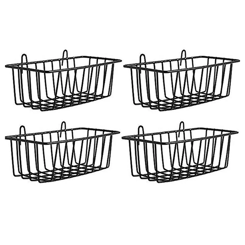 

4PCS Shelf For Design Metal Wall Grille, Shelf Design Grid Photo Wall Used For Lattice Photo Wall Wire Basket Retail