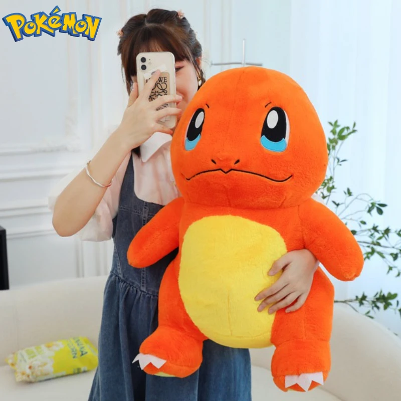 

30/45/60CM Pokemon ‌Charmander Plushies Kawaii Cartoon Anime Stuffed Ornament Comfortable Soft Doll Children's Toys Peluche Gift