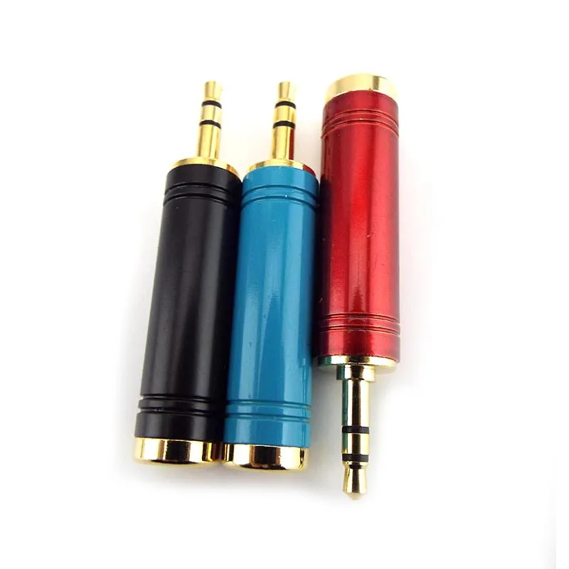 3.5 Plug 6.35 Jack Stereo Speaker Audio Adapter 3.5mm Male to 6.5 mm Female Adapter Converter for Mobile Phone PC