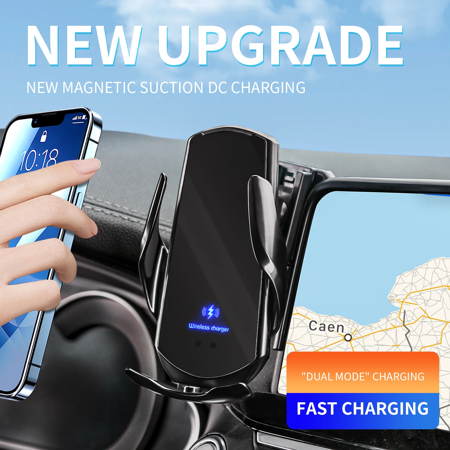 Carregador Sem Fio para Carro  - Wireless Car Charger Mount Fast Charging avaliação e preço