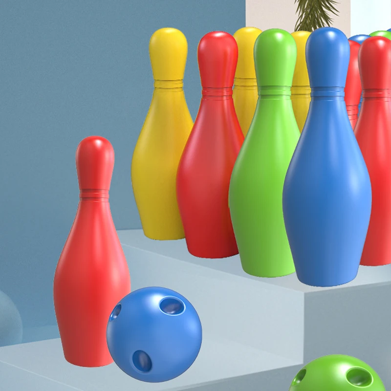 11-20 سنتيمتر البولينج الوالدين والطفل الرياضة الداخلية والخارجية لعبة تفاعلية مضحك الطفل البولينج مجموعة التفاعل الترفيه لعب للأطفال