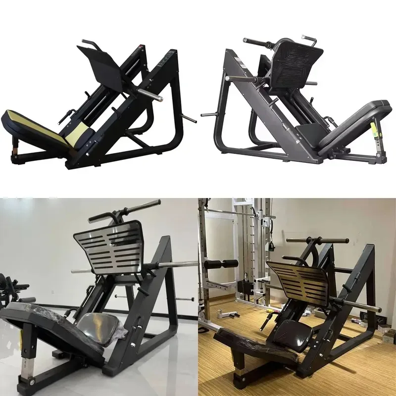 Commercial 45 Degree Leg Press Machine Arm Back Training Steel Structure Indoor Weight Plate Fitness Equipment