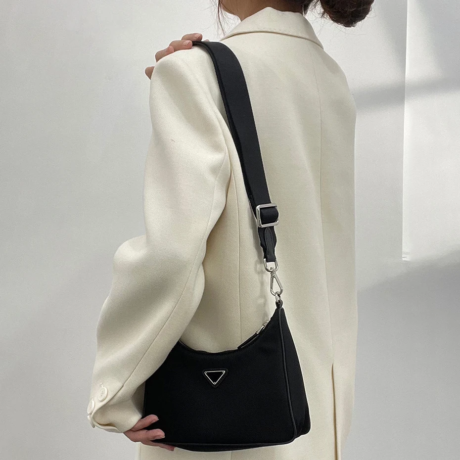Adjustable Canvas Shoulder Bag Straps Crossbody Coin Purse Metal Button Handbag Strap Women Brand Bag Strap