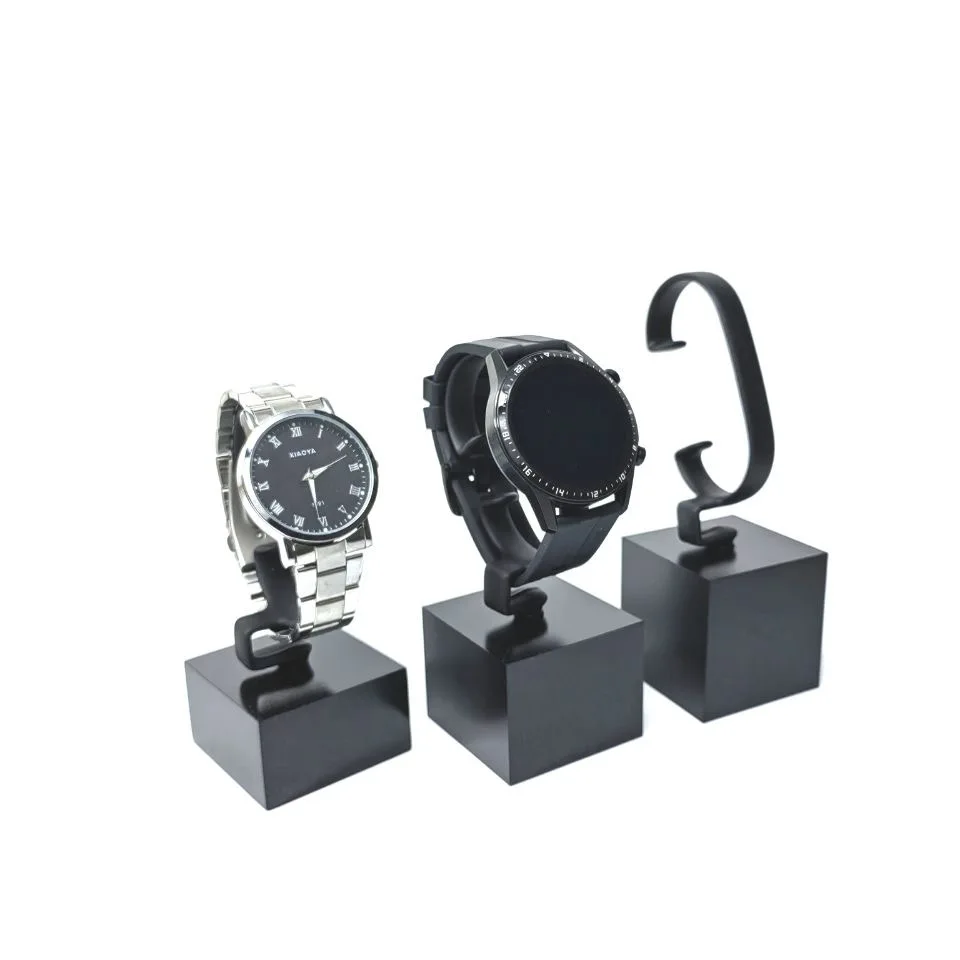 

New 2022 Acrylic C-Style Watch Display Rack Black Watch Stand Fashion Bracket Dispay Race Jewelry hooting Props