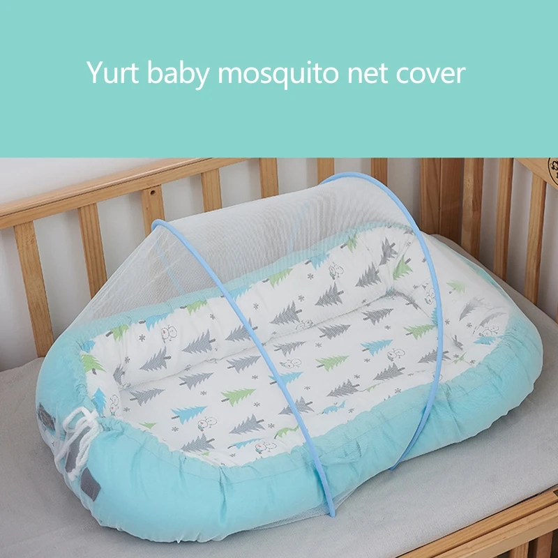 Neue Baby Krippe Moskito Net Tragbare Faltbare Infant Bett Baldachin Netting Klapp Wiege Insekten Net Zelt