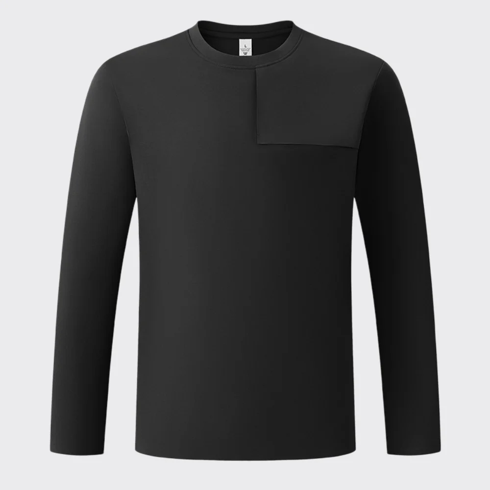 2026 New Mens Long Sleeve T-Shirt Running Shirt Quick Dry Breathable Fitness Workout Top Men Loose Outdoor Recreation Sweatshirt view 5