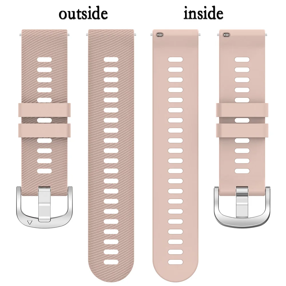 20 مللي متر الفرقة ل Garmin Venu 2 plus/ل Garmin D2 Air X10 سيليكون سوار ساعة حزام ساعة اكسسوارات واقية