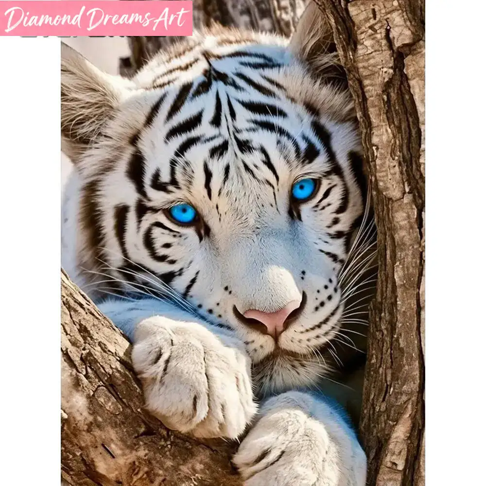 

Безрамная алмазная мозаика: Тигр (животное), DIY, полная квадратная/круглая алмазная вышивка, акриловые принадлежности для рукоделия, хобби ручной работы
