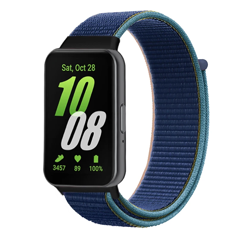 Schutzhülle + Nylonbänder für Samsung Galaxy Fit 3, Armband-Zubehör, atmungsaktives, verstellbares Ersatz-Sportarmband, Correa Galaxy Fit 3. – Detail 7