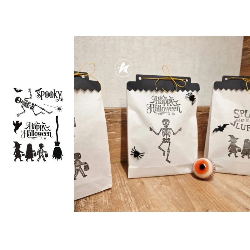 New Product Pre-sale Halloween Parent-child Cutting Dies DIY Scrapbook Album Decoration Embossed Paper Card