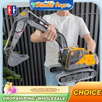 Double E E010 Rc Excavator 1:14 Large Cars Trucks 2.4G Remote Control Dump Truck Engineering Toy Vehicle Model for Boys Aldult