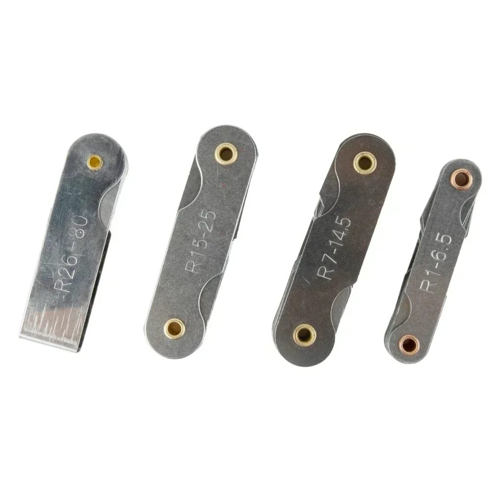 Bán Kính Bản Mẫu R Đồng Hồ Đo R1-6.5/R7-14.5/R15-25 /R26-80 Bán Kính Đồng Hồ Đo Đĩa Phi Lê Thước Đo Đo Dụng Cụ Đo Cao Độ