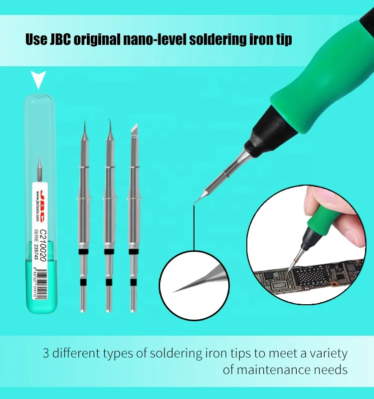 Use 115 Soldering Iron Tips SUGON T36 Professional Electronic Repair SMD Nano Soldering Iron Station