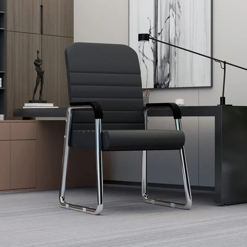 كرسي مكتب حديث بسيط - كرسي مريح بمسند ظهر، مناسب للمنزل وسكن الطلاب واستخدام الكمبيوتر الترفيهي