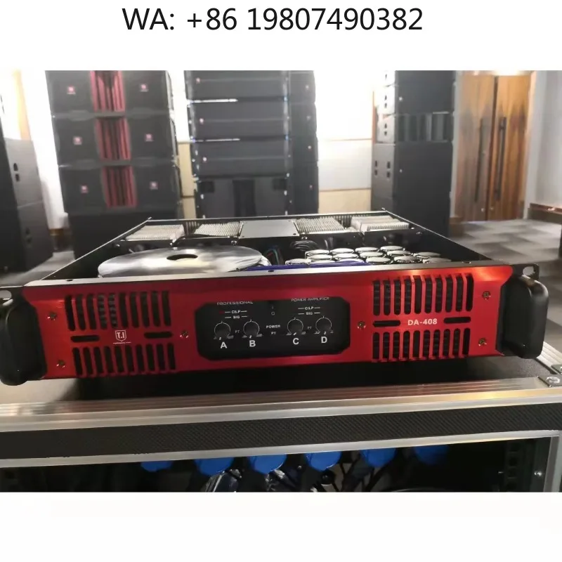 High Power Professional Audio Amplifier Stable Output Amp for Stage Speaker System Match