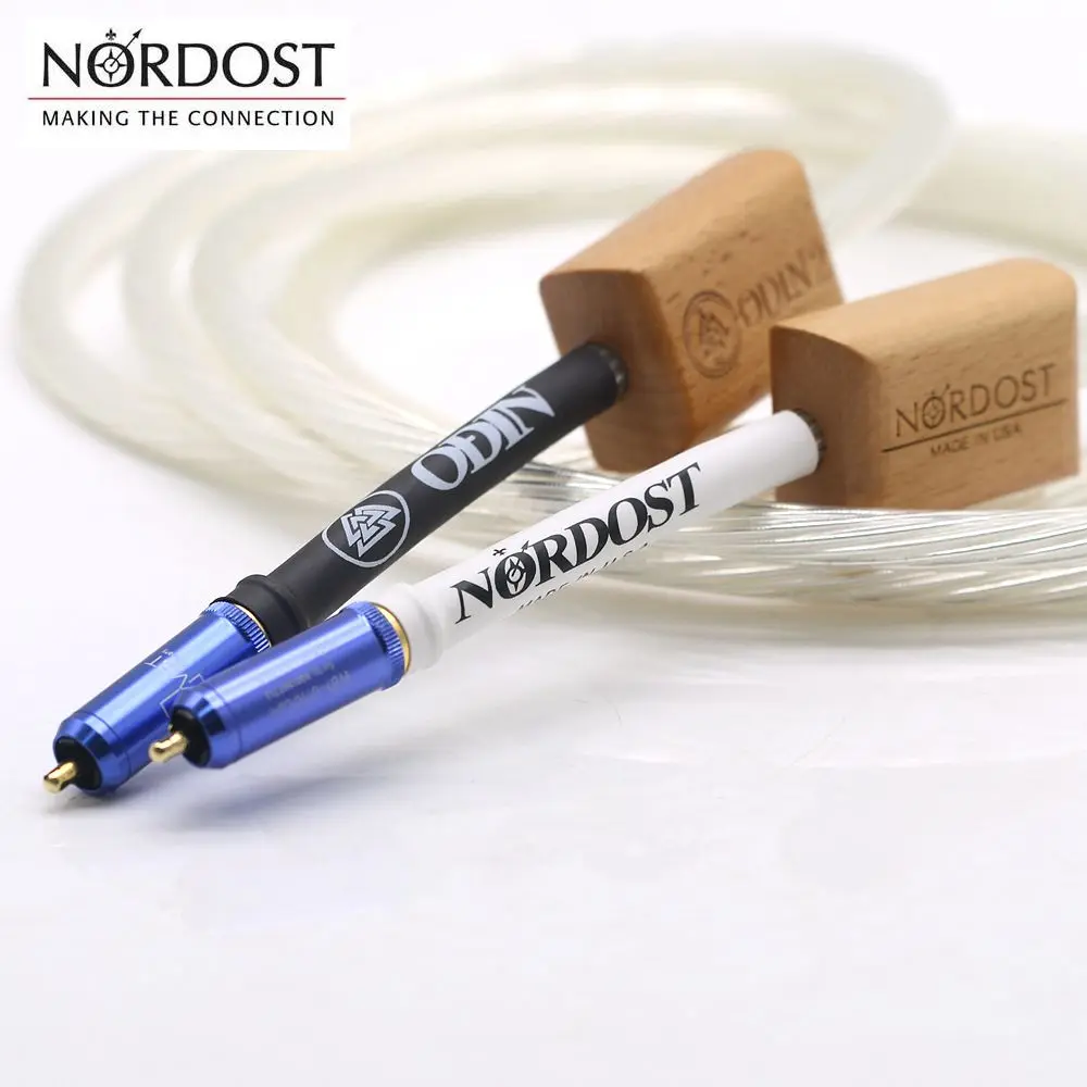 

Nordost ODIN2 Reference Grade Sterling Silver 8-core HiFi Audio cable CD power amplifier RCA Interconnect WBT-0110Cu Plug