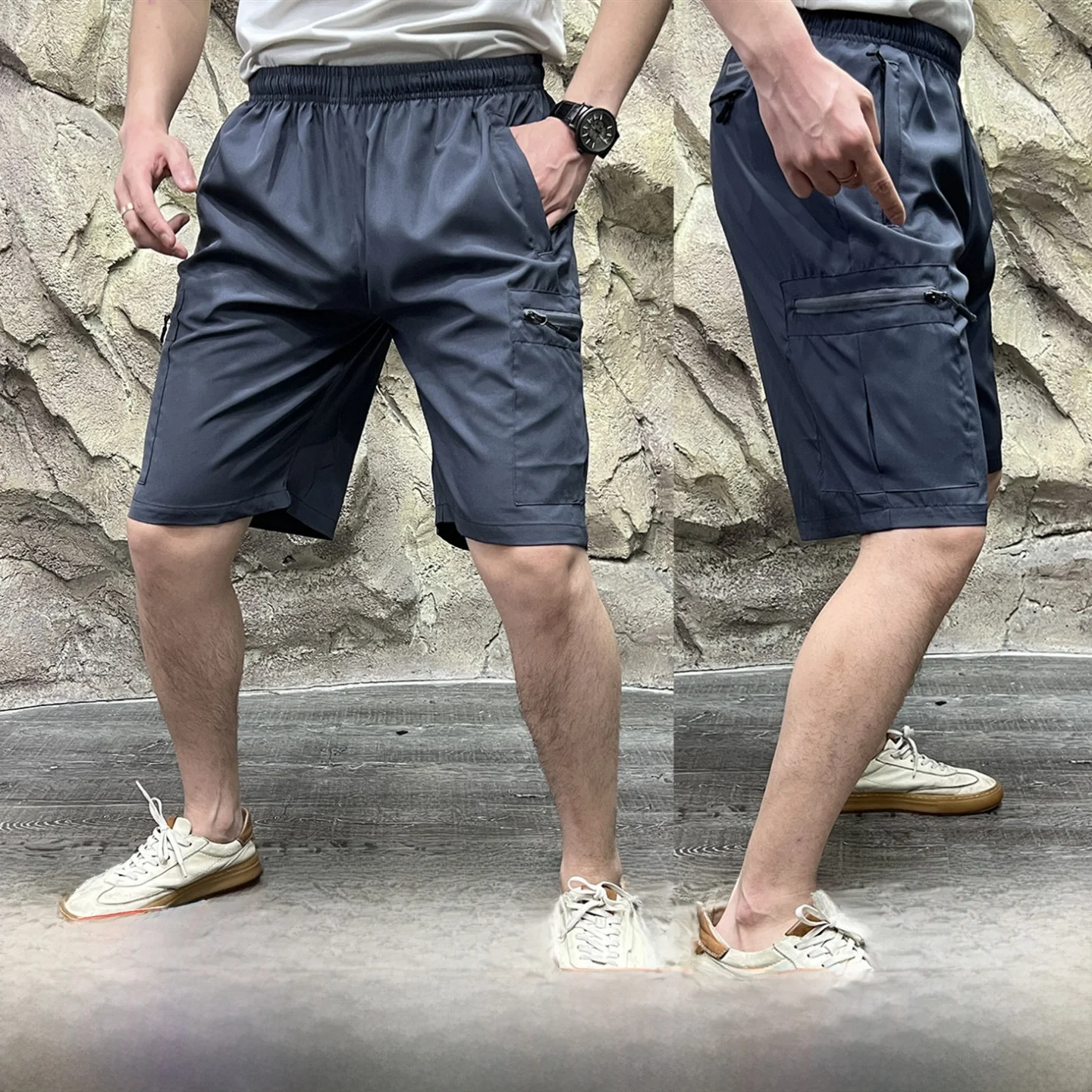 

Nordic High End Outdoor Qui Dry Breathable Sports Running Casual Workwear orts Youth Summer Faion Straight Leg Trousers