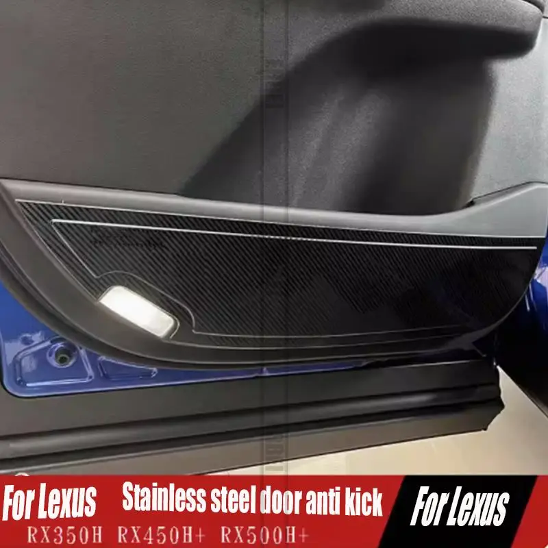 For Lexus 23 RX350H 450H RX500H door anti kick stainless steel modification protection, door protection plate