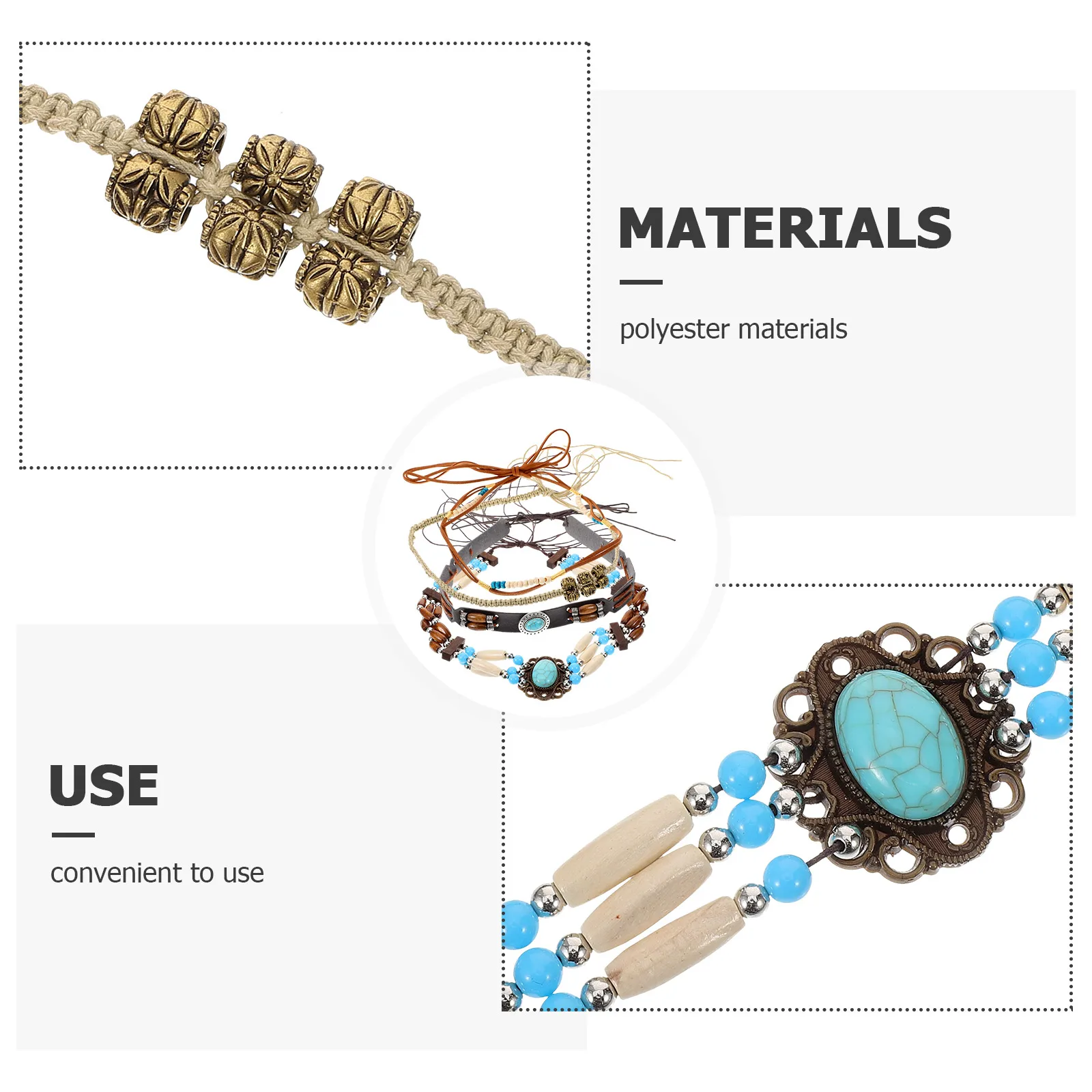 4 pçs chapéu guarnição tiras de praia acessórios faixas de cowboy para mulheres boné cowgirl personalidade diy