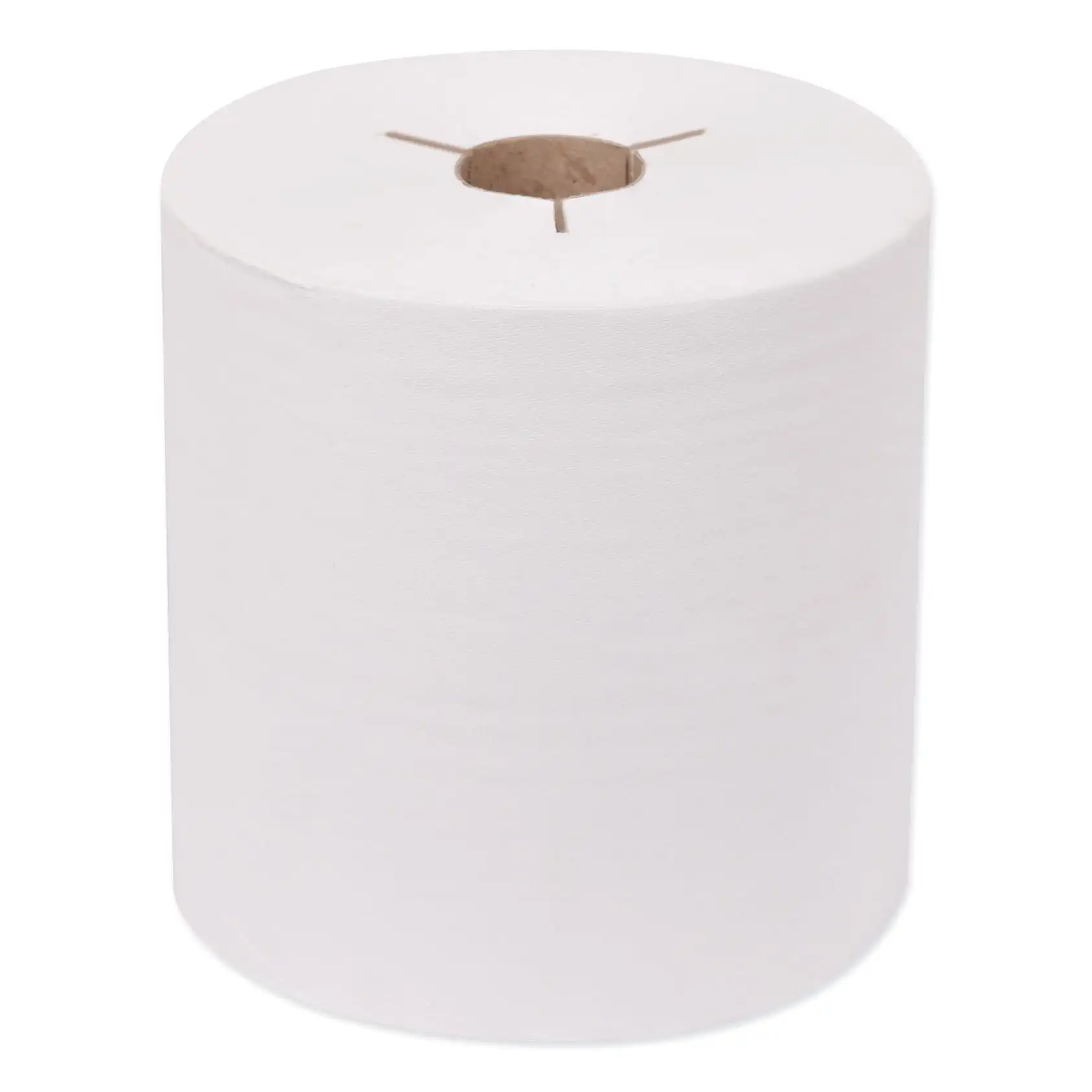 

Universal Hand Towel Roll Wipes Notched, 7.5 X 630 Ft, White, 6 Rolls/Carton