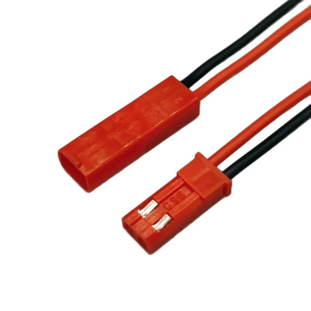 SYP JST 2Pin Plug Connector Cable Male Female Terminal Wire For LED Strips Electronic Devices Connection Power Cord Base