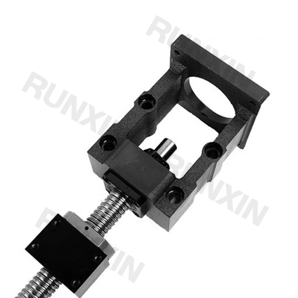 Kit vite a ricircolo di sfere RXTNC SFU1204 SFU1605 SFU1610 2005 L300-1500mm con dado singolo + BF12 + DSG16H + accoppiamento + HM12-57 supporto