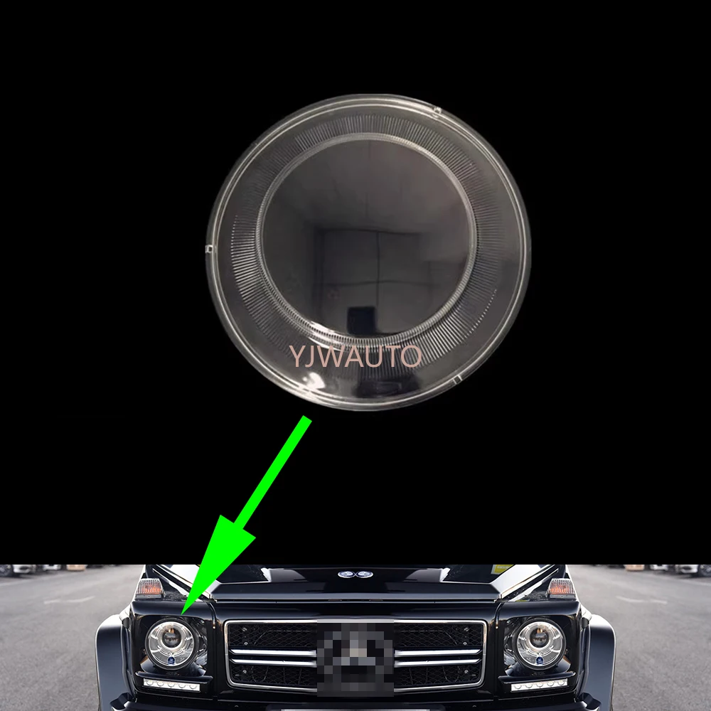 

For Mercedes-benz G-Class G-Wagen 2007-2017 2018 Headlamp Cover Car Headlight Lens Glass Replacement Front Lampshade Auto Shell