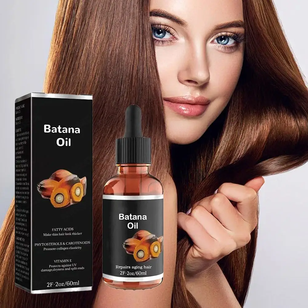 60ml Batana Oil Chebe Thickening Spray Anti Hair Loss Essence Oil Beauty Health