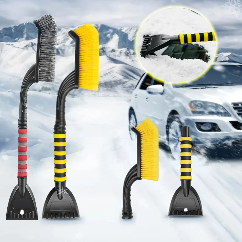 

2 In 1 Detachable Car Snow Shovel Sweeping Cleaning Brush Universal Auto Windshield Ice Scraper Car Cleaning Tools Accessories