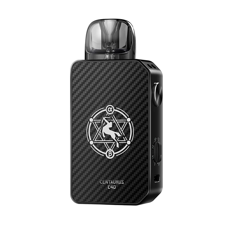 طقم Vape Centaurus E40 الأصلي المفقود ، جراب 40 واط مع بطارية ، 3 خرطوشة E Plus ، جهاز تبخير السجائر الإلكترونية RBA