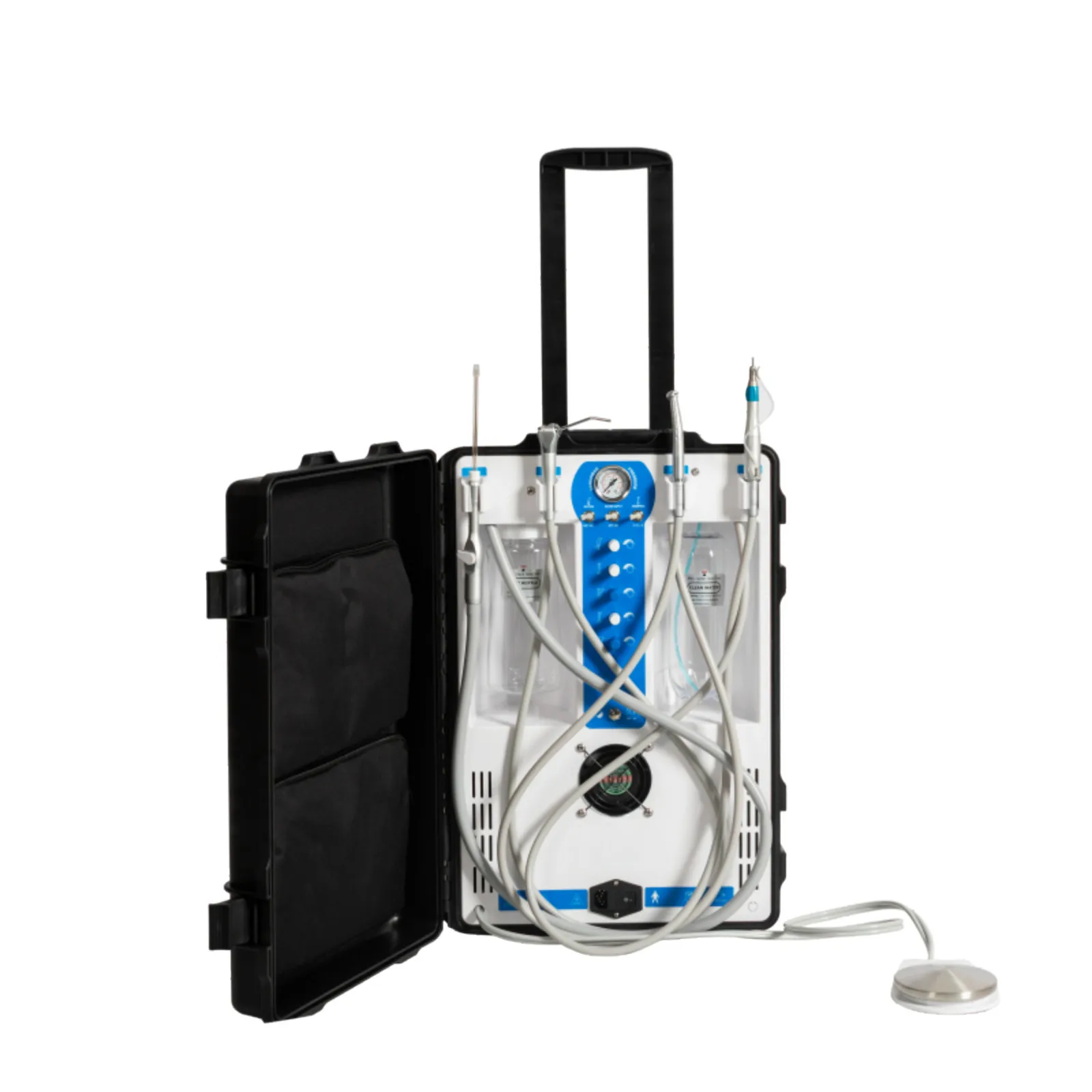 Lightweight Dental Mobile Equipment with 4 Wheels Is Suitable for Veterinary Dental Equipment Treatment Carts