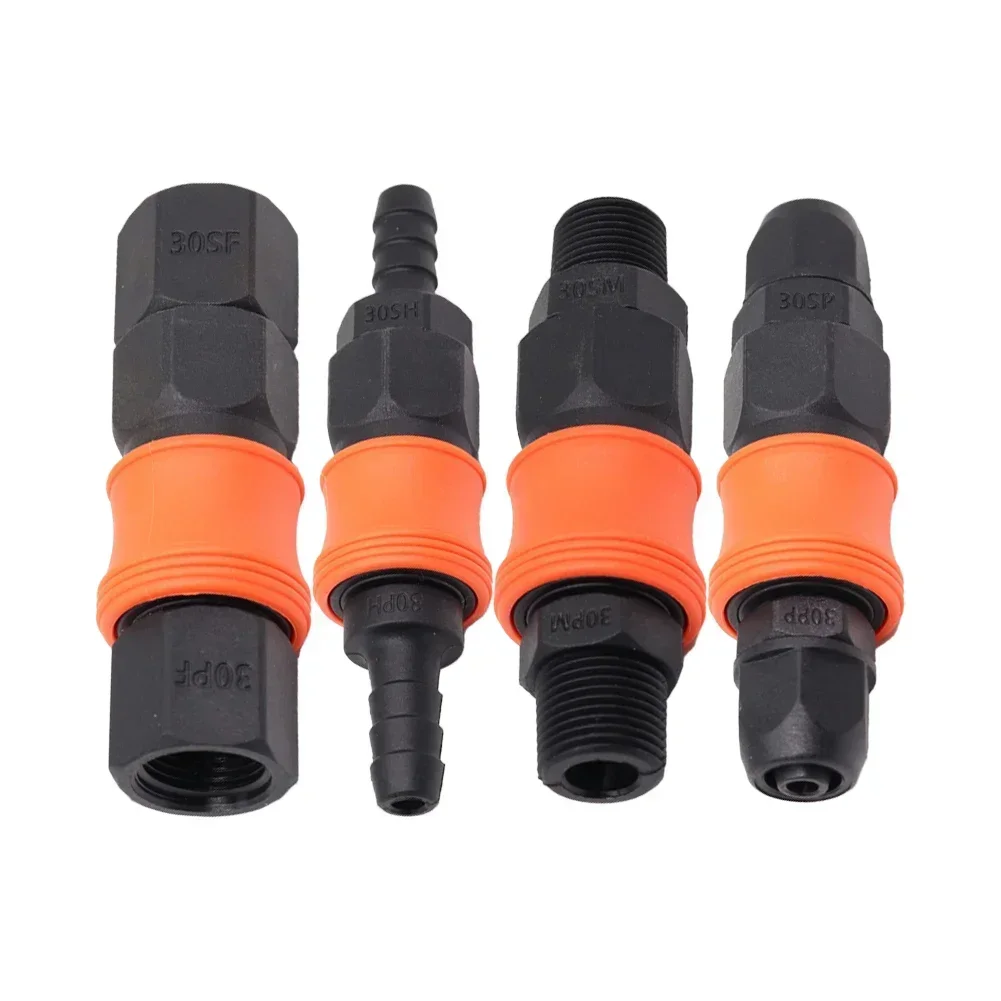 PU Tube Pneumatic Plastic Steel Self-Locking C-Type Quick Plug Connector For Compressor Pneumatic Tool