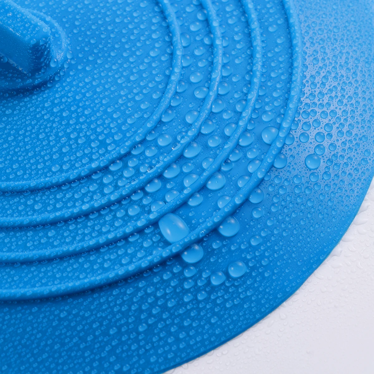 

Universal Bathtub Drain Stopper Silicone Plug Blue Easy Clean Perfect Bathroom Laundry Silicone Tub Stopper