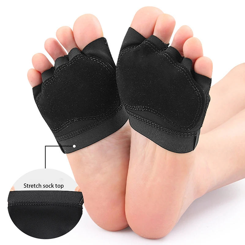 Metatarsal Pads Toe Separator Pain Relief Forefoot Socks Leather Insole Bunion Orthotics Hallux Valgus Corrector Foot Care Tool