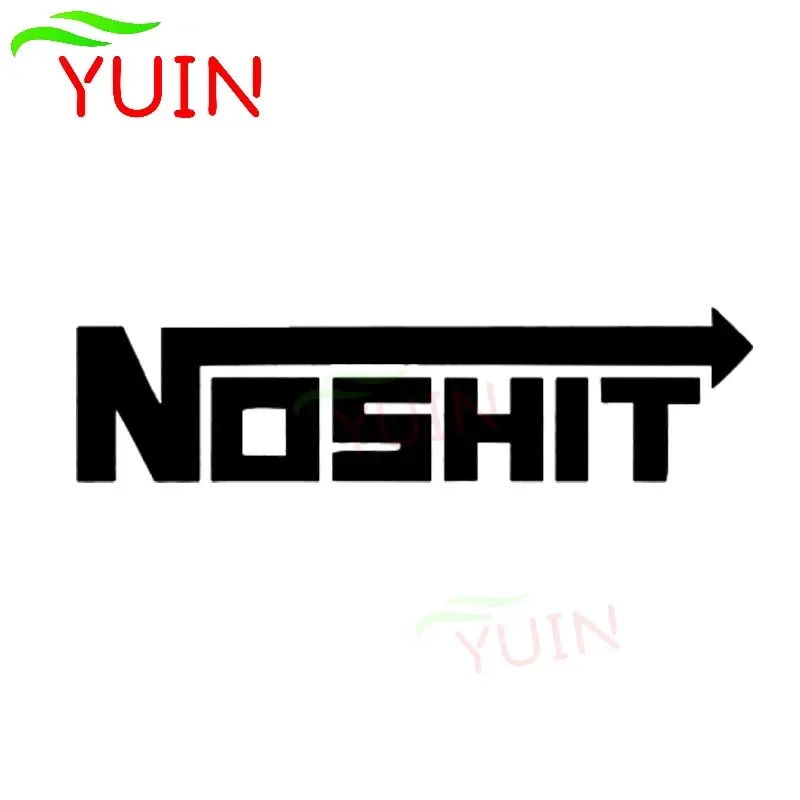 

NOSH*t Funny Arrow Car Sticker Racing Window Cars Styling Personalized PVC Bumper Decoration High-quality Waterproof Decal