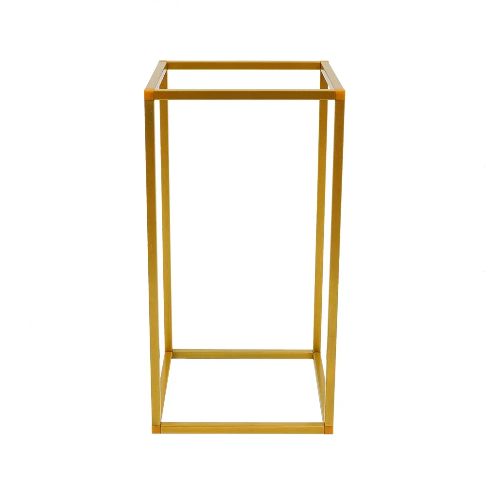 4pcs Gold Wedding Stand  Flower Rack Romantic Centerpieces Vase For Table 40cm 60cm 80cm 100cm