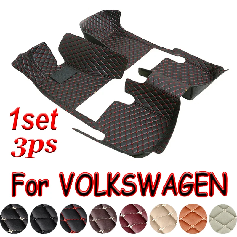 Car Floor Mats For VOLKSWAGEN Amarok Atlas Beetle Beetle A4 Beetle A5 Beetle Conver Jetta Bora Polo (2door) Car Accessories