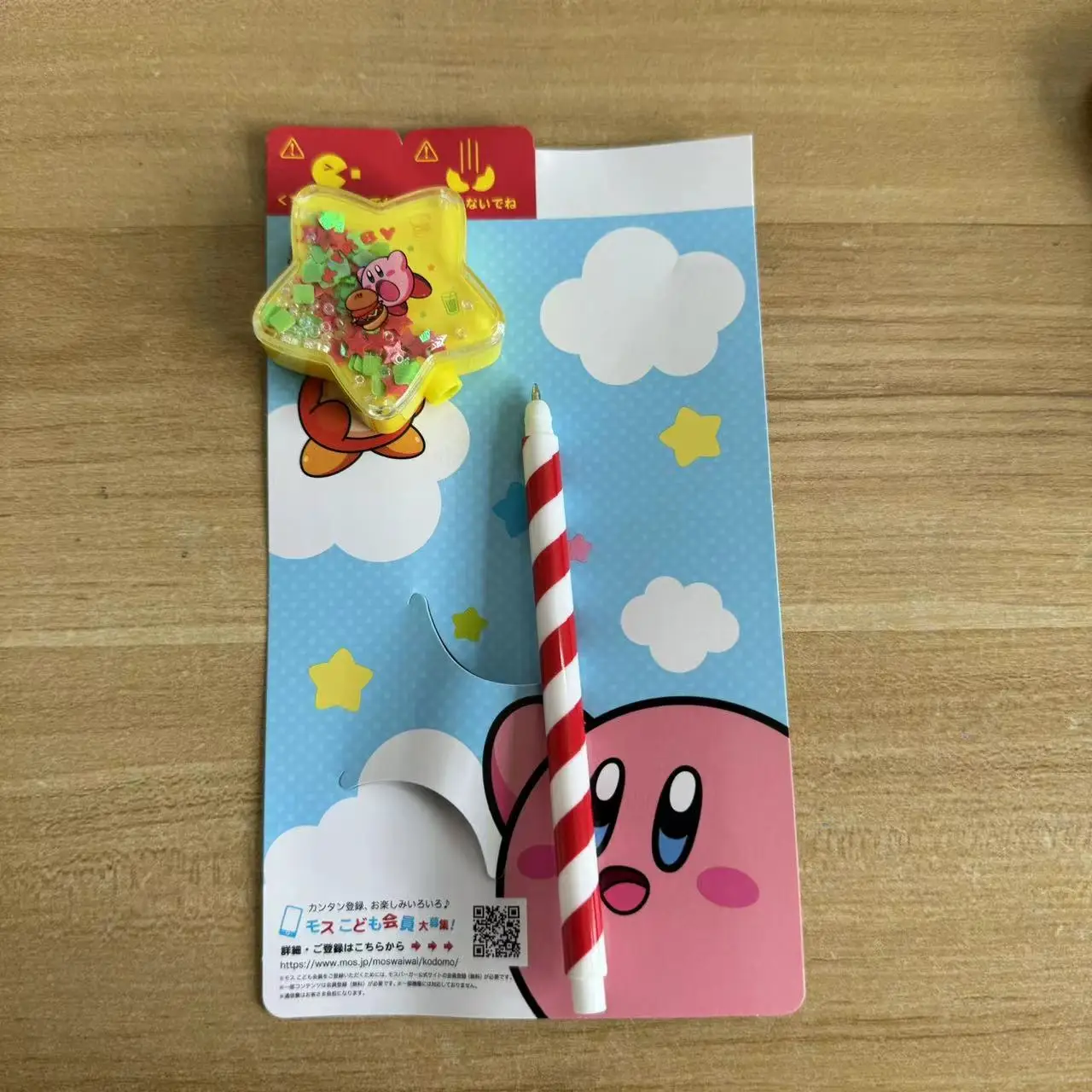 Kirby Ballpoint Pen Kawaii Cartoon Peripheral Products Cute Gite Genuine Collection