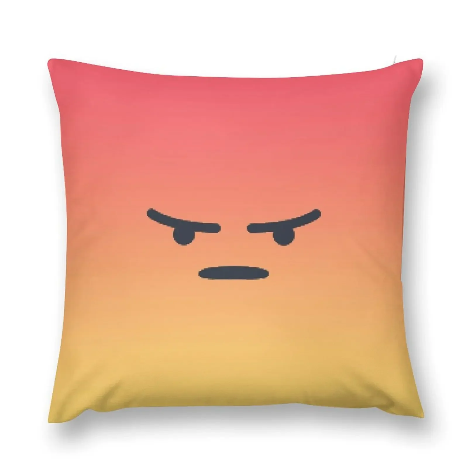 Angry React Throw Pillow pillow cover luxury Pillowcases Pillow Cases New year